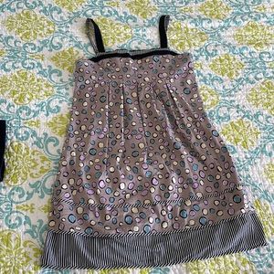 BCBGMaxAzria polka dot dress size 10. Like new.